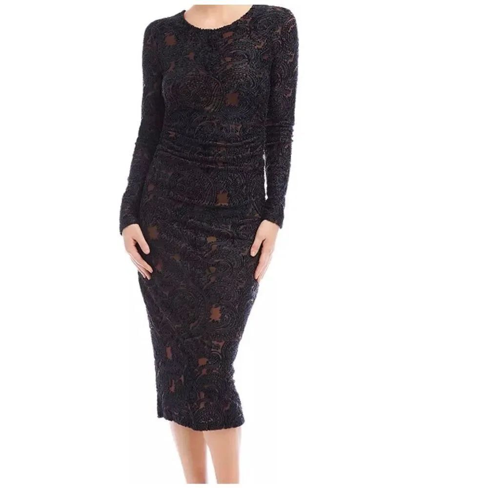 Fifteen Twenty Carolina Long Sleeve Midi Dress- Size M